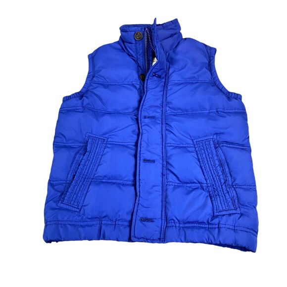 Abercrombie & Fitch Down Puffer Vest Kids Large Blue Summit Rock Gorpcore - Picture 10 of 15